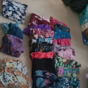 LuLaRoe Kids Leggings Bundle (22 Leggings And 1 Shirt)